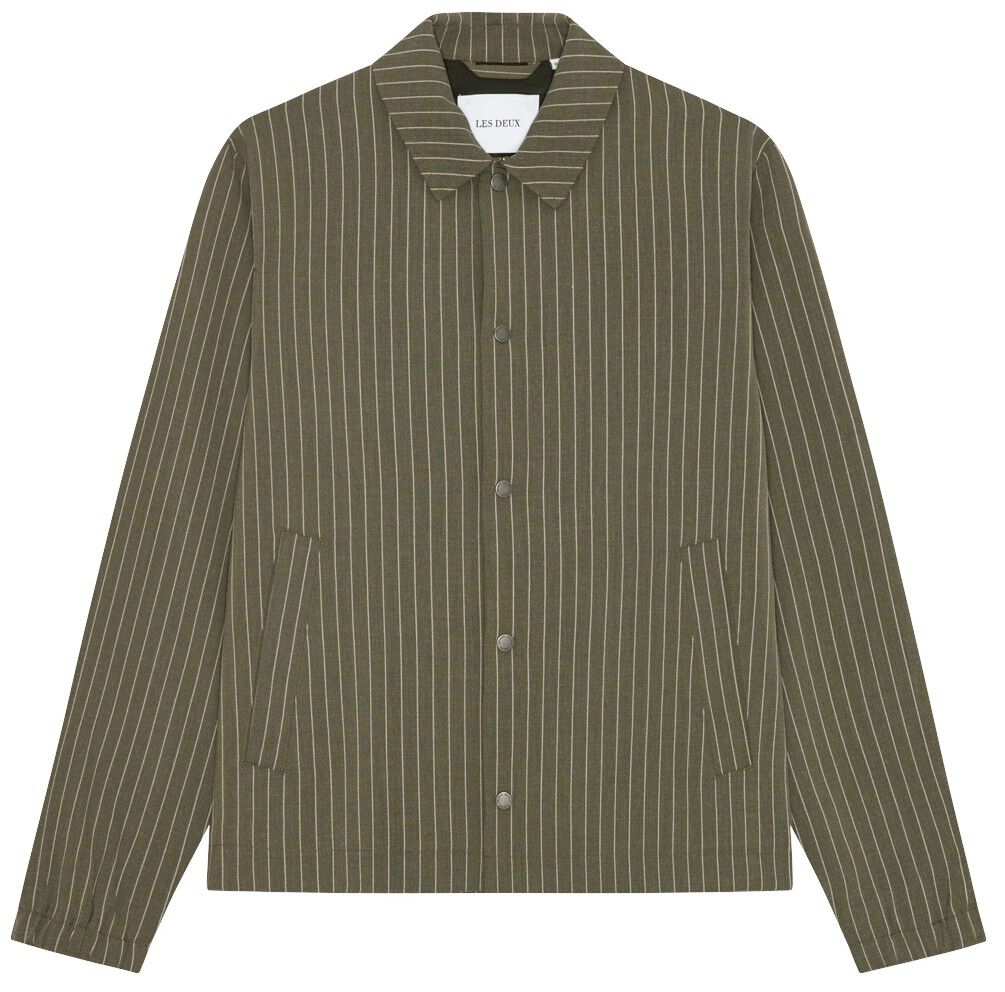 Pinstripe Coach Jacket