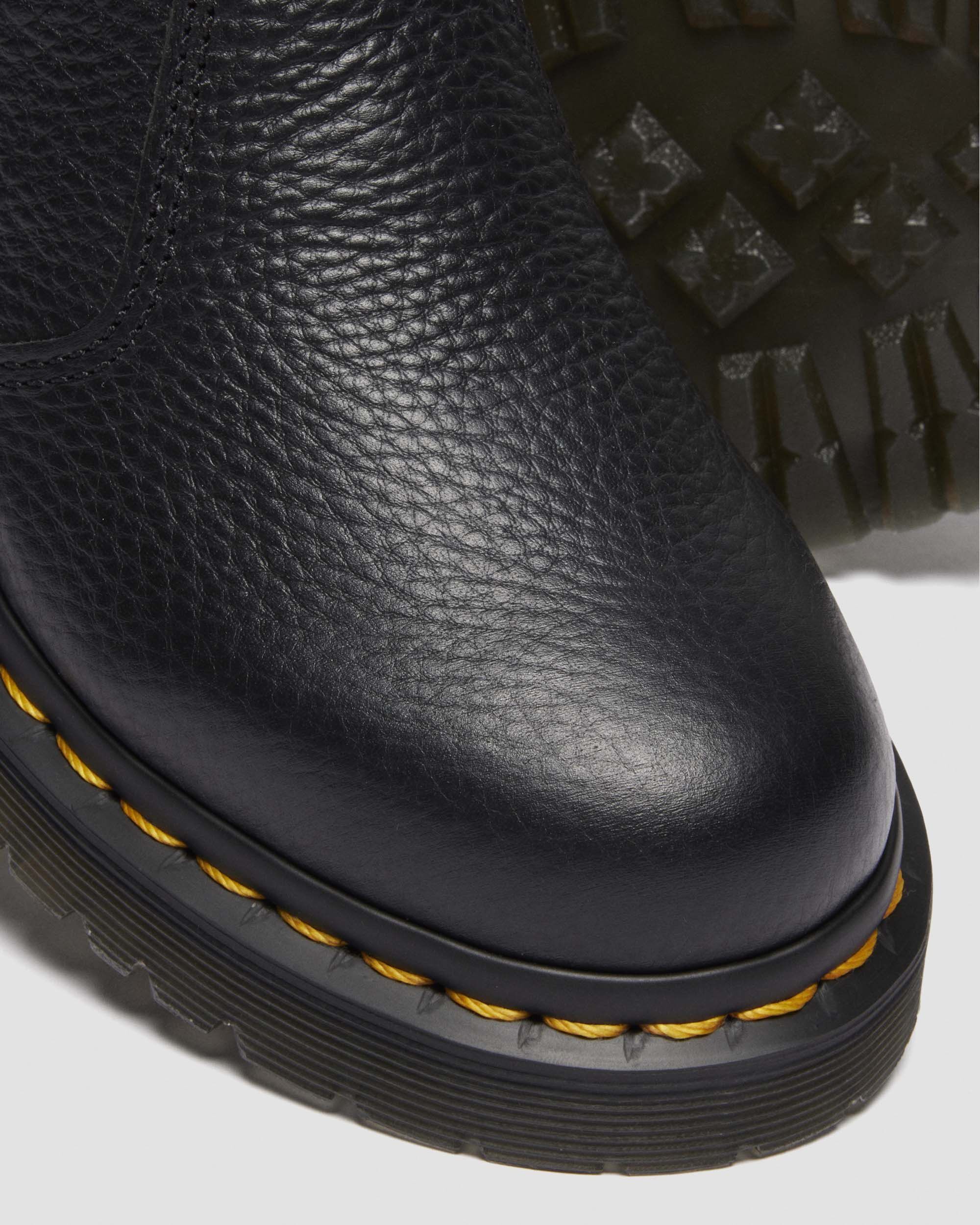 2976 Leonore Ii Black Milled Nappa