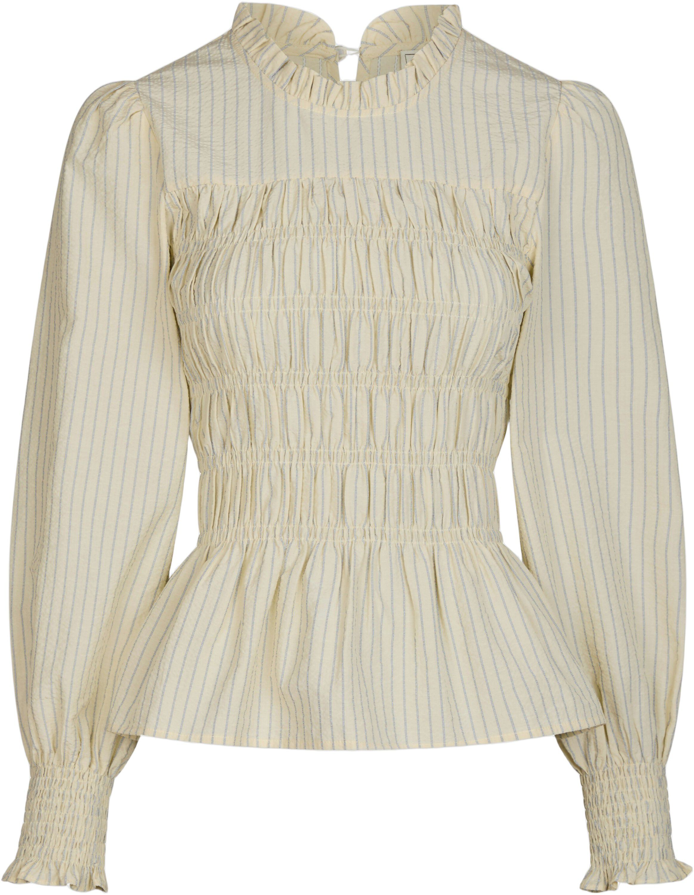 Possa Crepe Stripe Blouse
