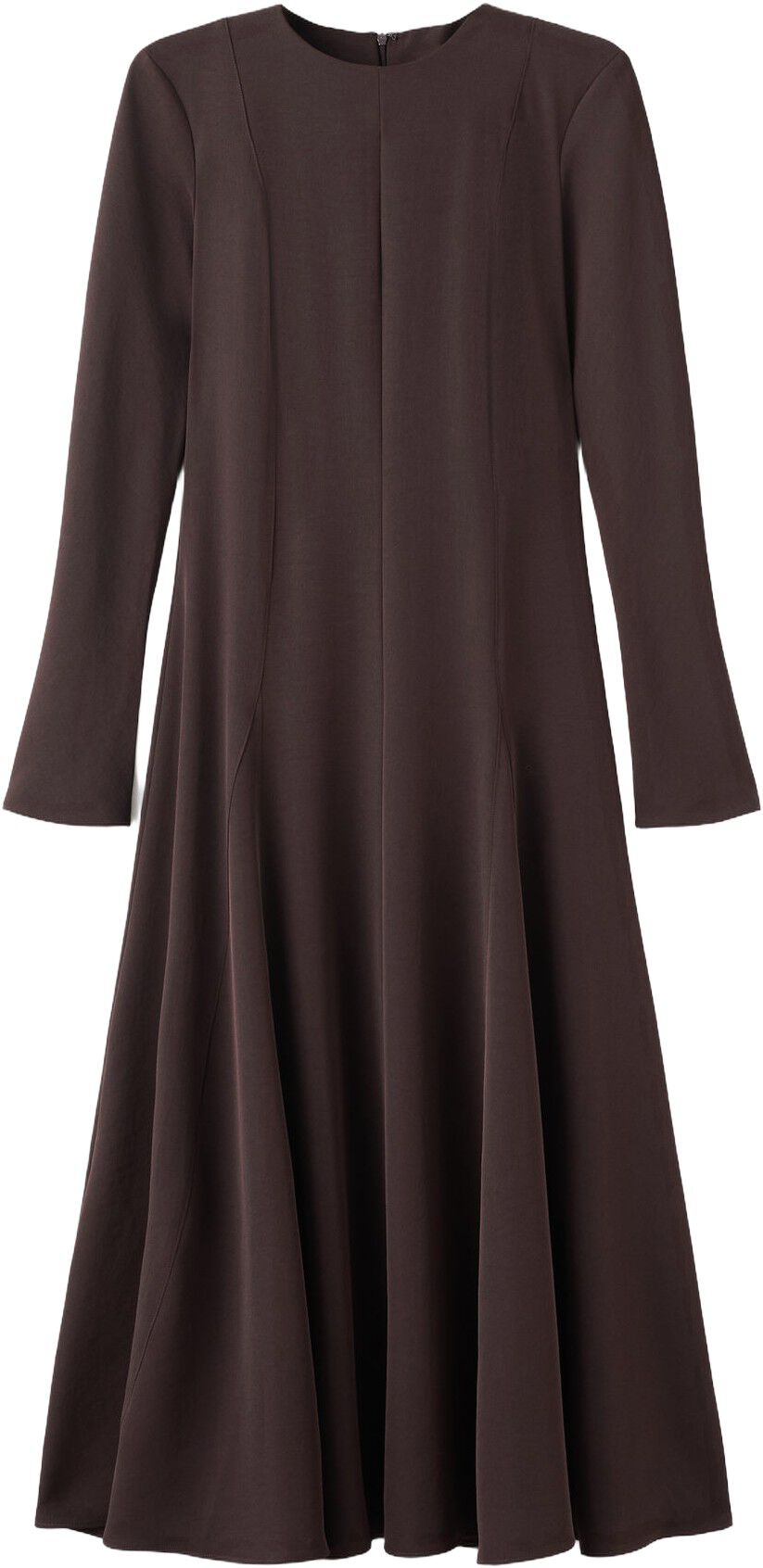 A-line dress with godets