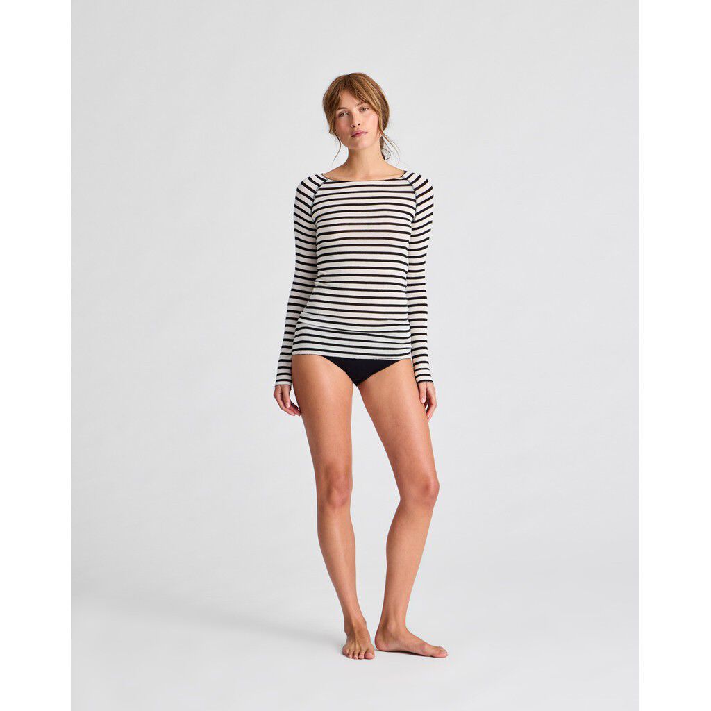 Amalie L/S Sailor Wool Top