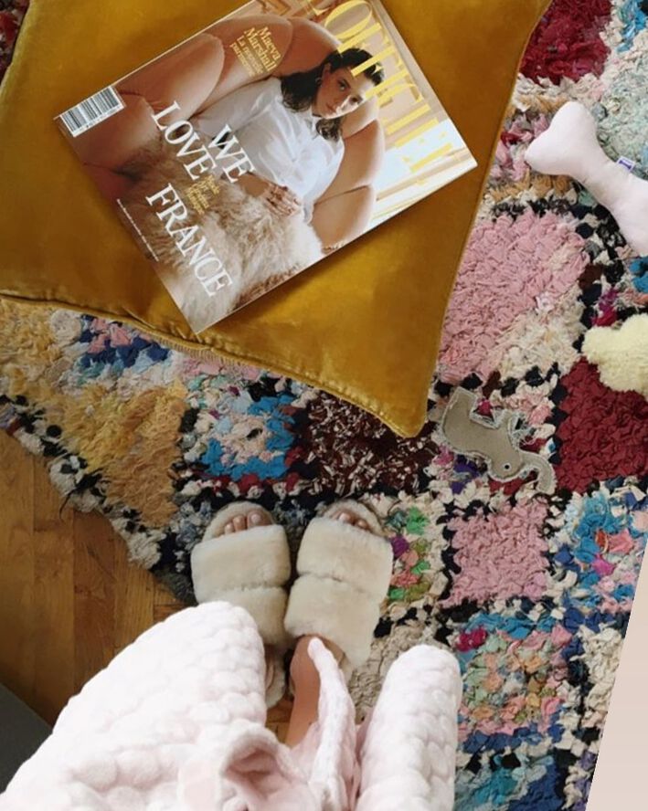 Slippers Straps (of 100% New Zealand Sheepskin) Natur