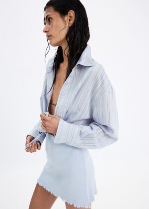 Oversize striped shirt