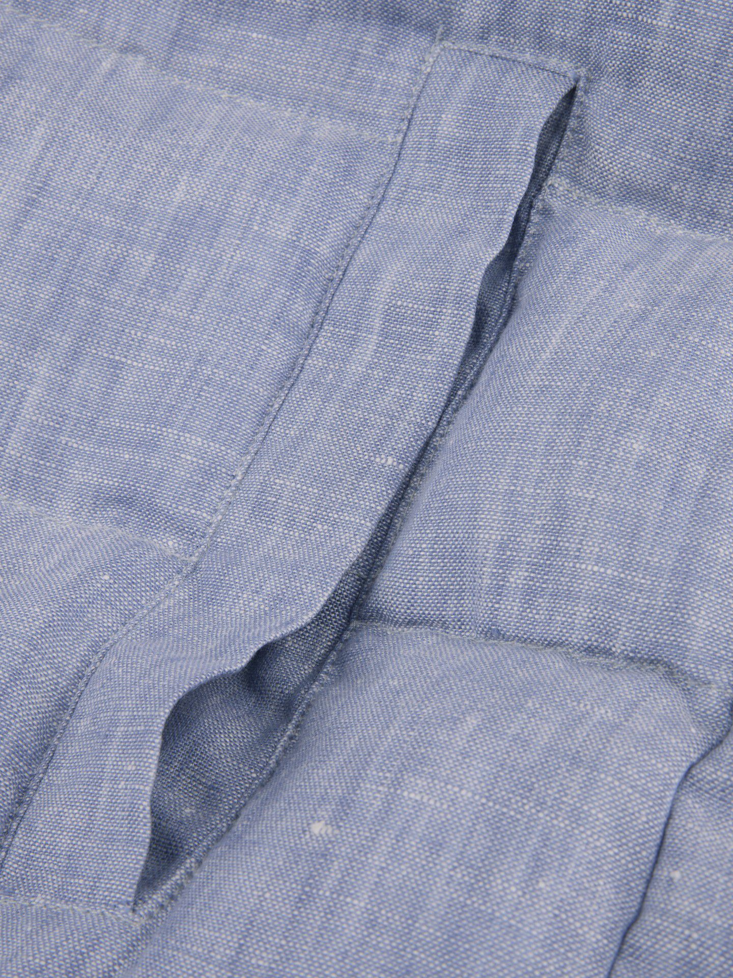 Vest Buttoned Padded Linen M&eacute;lange