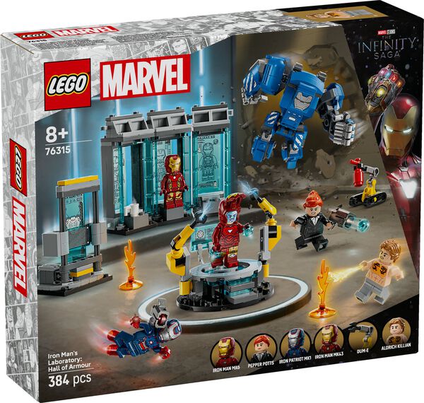 Iron Mans laboratorium: Dragtgalleriet 76315