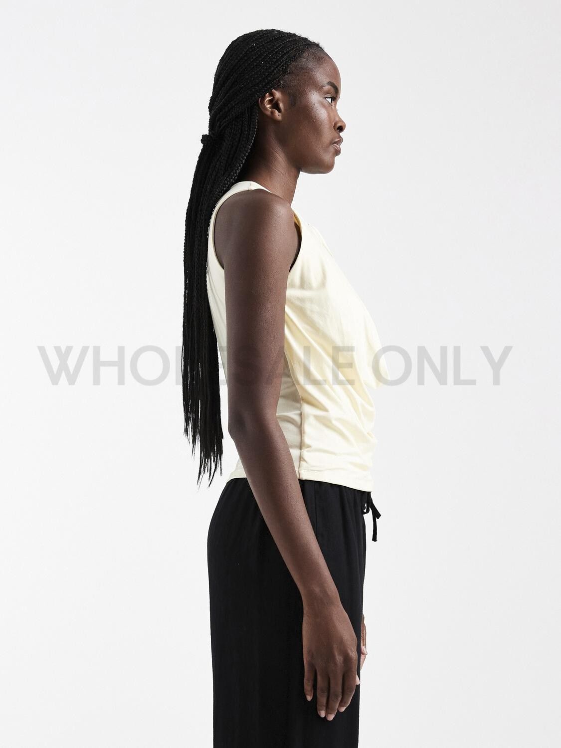 TSJANNA SLINKY COWL TOP JRS