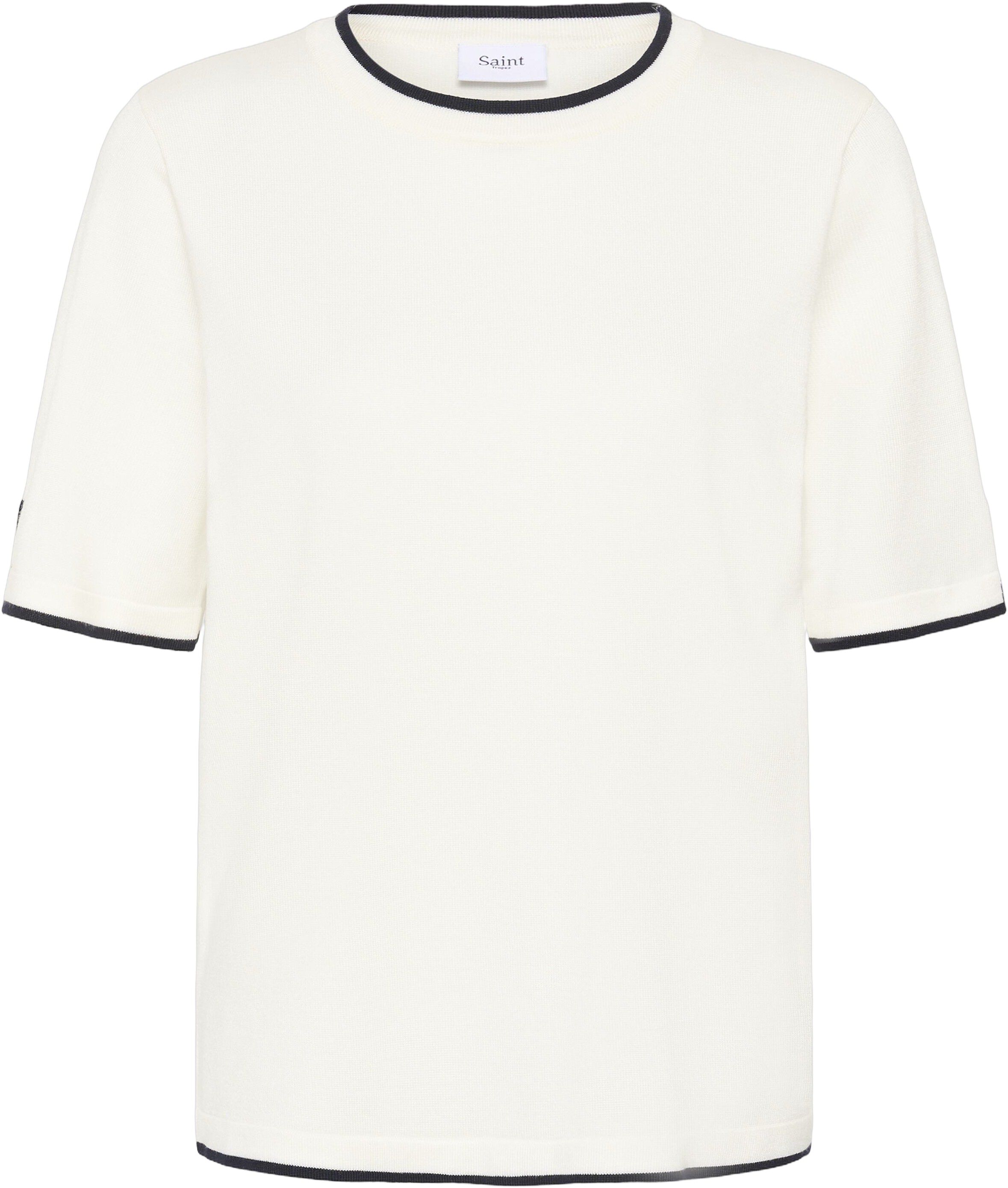 MilaSZ Contrast Stripe SS Pullover