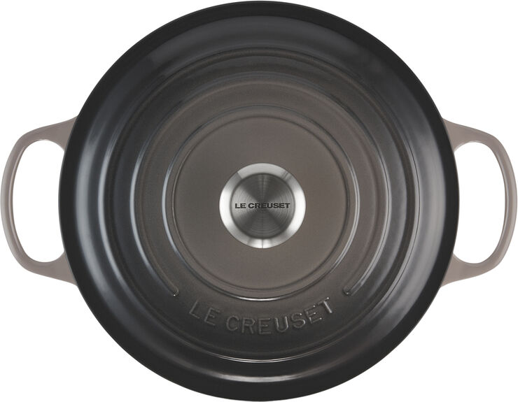 Rund støbejernsgryde 5,3L Flint