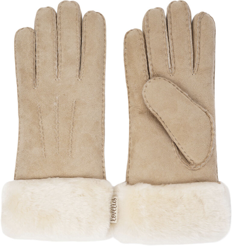 KELLY LONG - GLOWES - SHEEP SKIN W/ SHEARLING CUFF