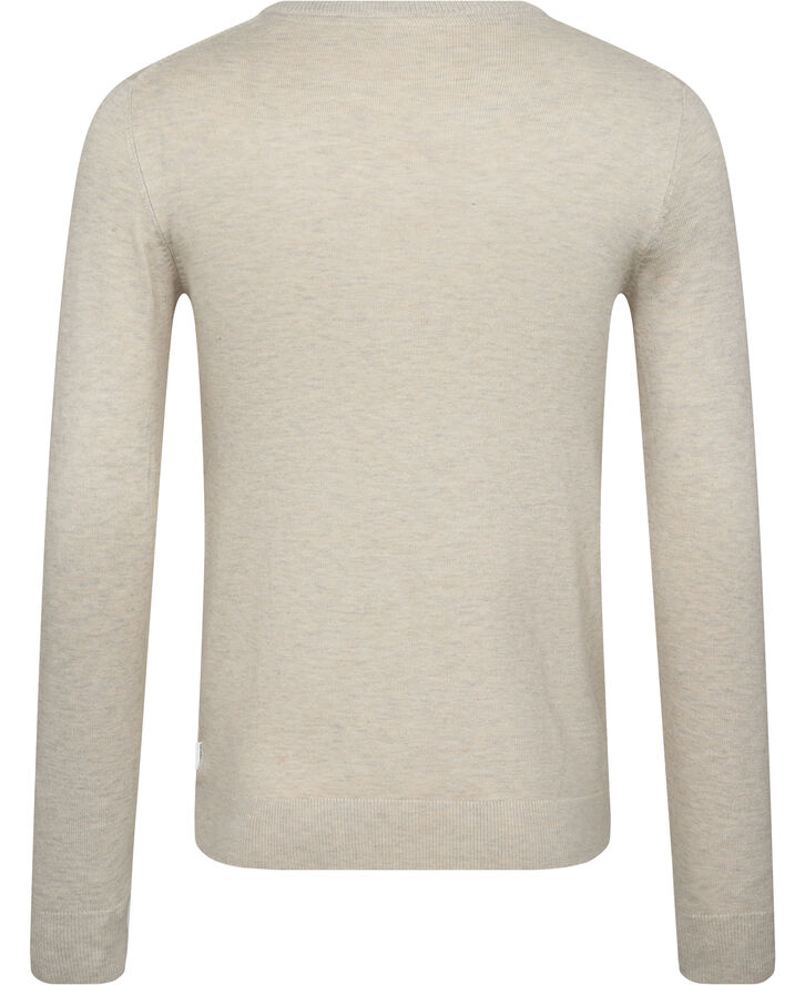 Ecovero L/S o-neck knit