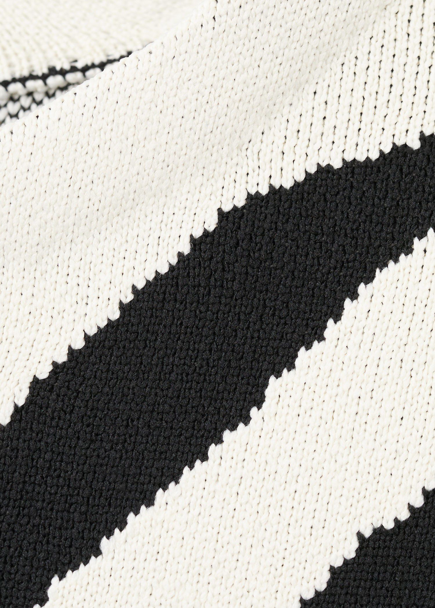 Zebra print knit sweater