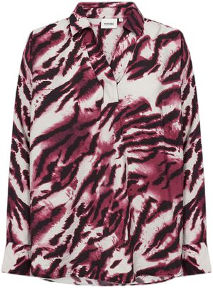 WA-KARITAS 2 Bluse Bordeaux