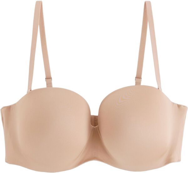 Soft, versatile strapless bra with