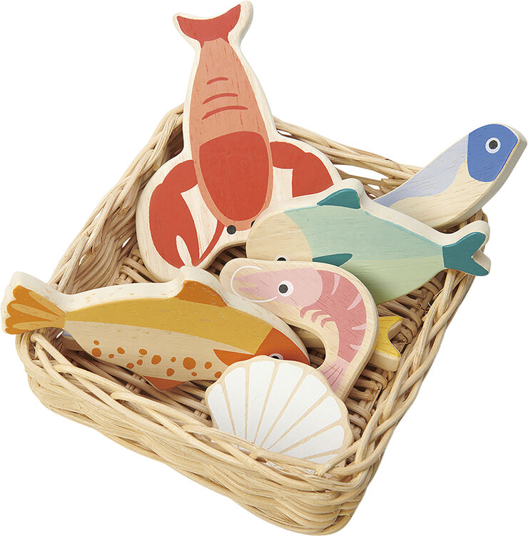 Tender Leaf - Kurv med fisk og skaldyr