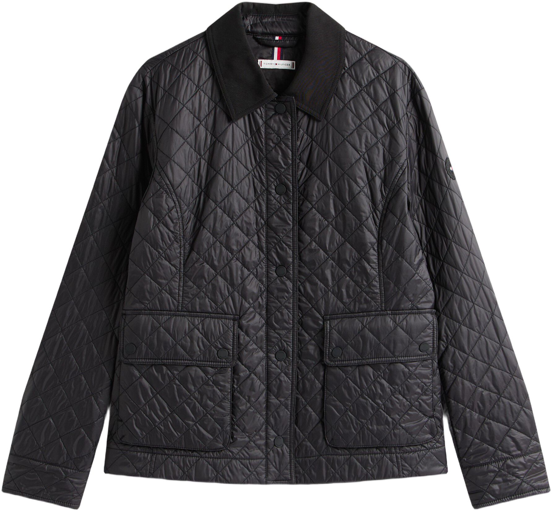 PADDED NYLON SLIM QUILTED JACKET