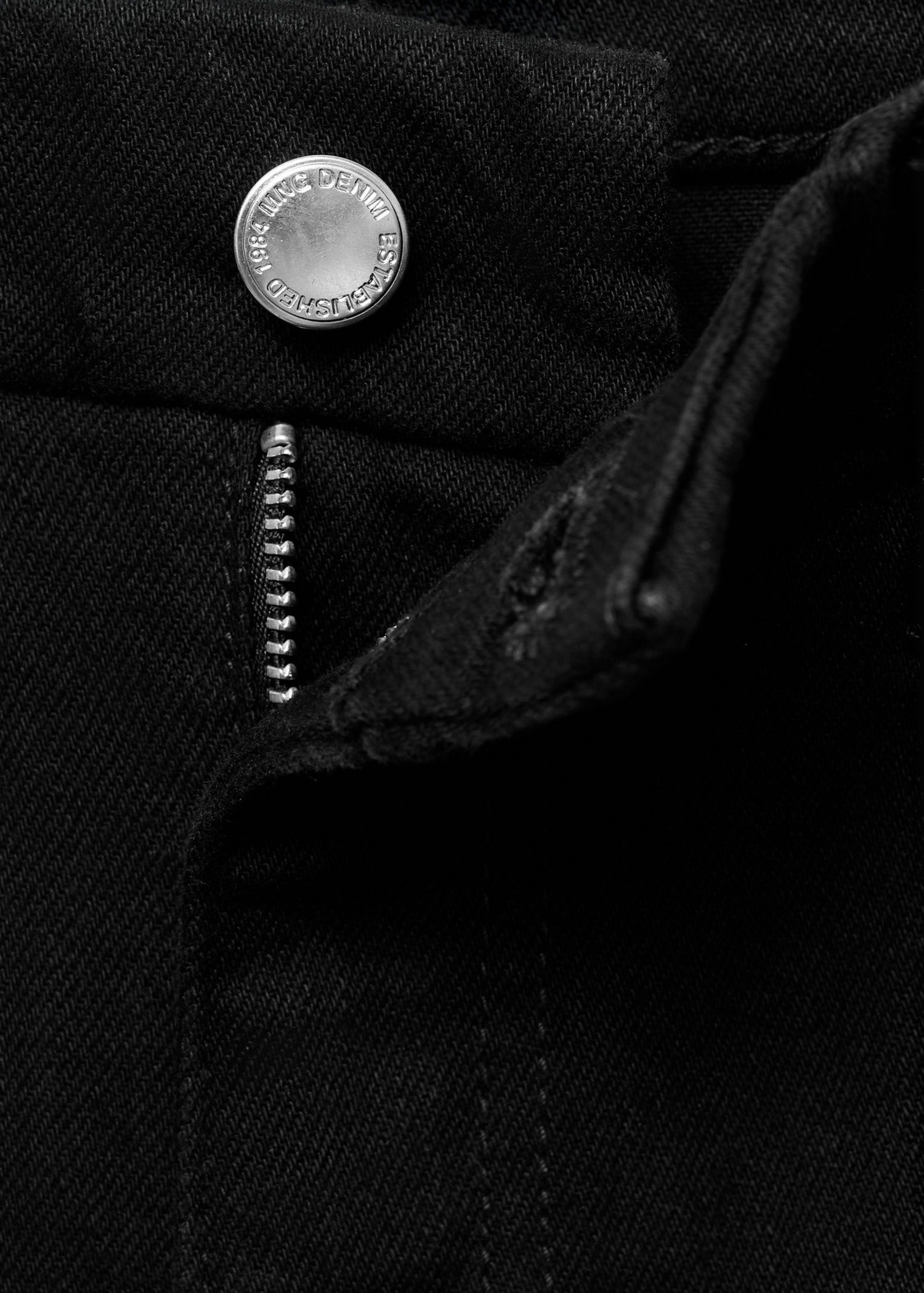 Violet flared high-rise jeans