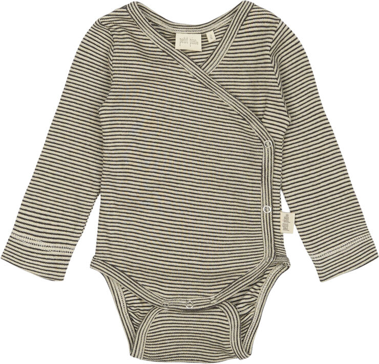 PPDian Body L/S fold over stripe NOOS