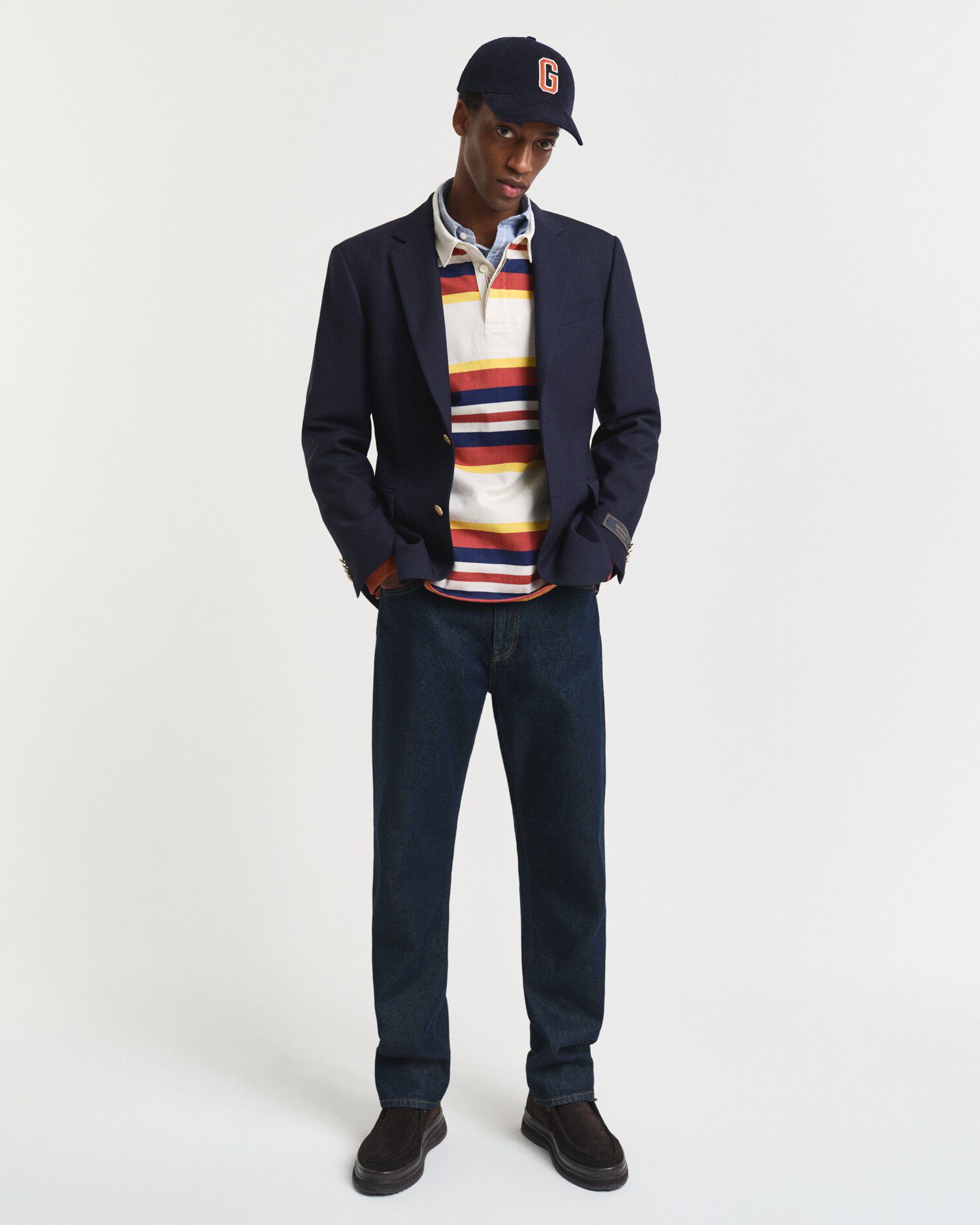 REG CHAMBRAY STRIPE HEAVY RUGGER