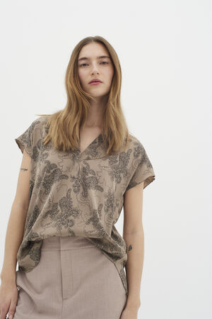 LikoIW Print Top