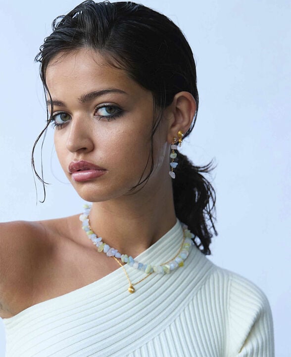 Dusty rainbow øreringe