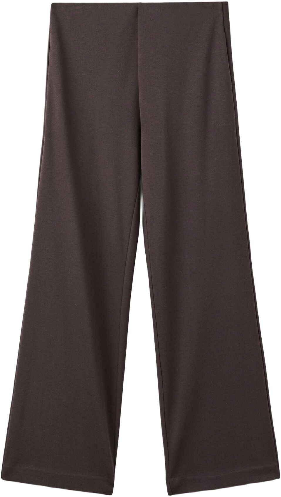 Straight-fit cotton trousers