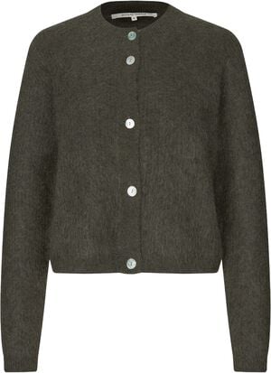 Andrea Knit Rib LS Cardigan
