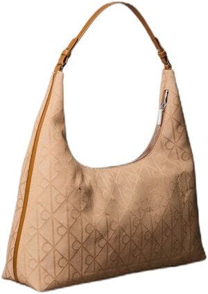 EMBLEM JACQUARD SHOULDER BAG