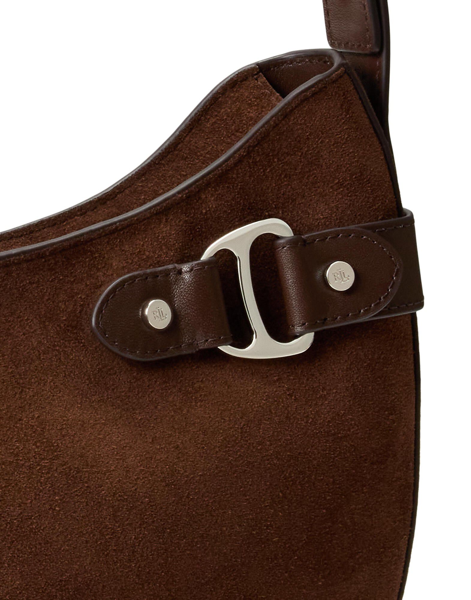 Suede Large Tasha Shoulder Bag