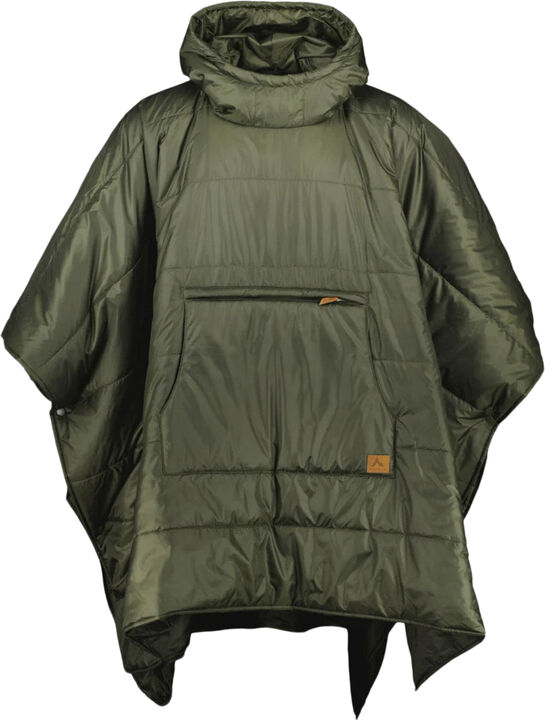 Packable Blanco poncho