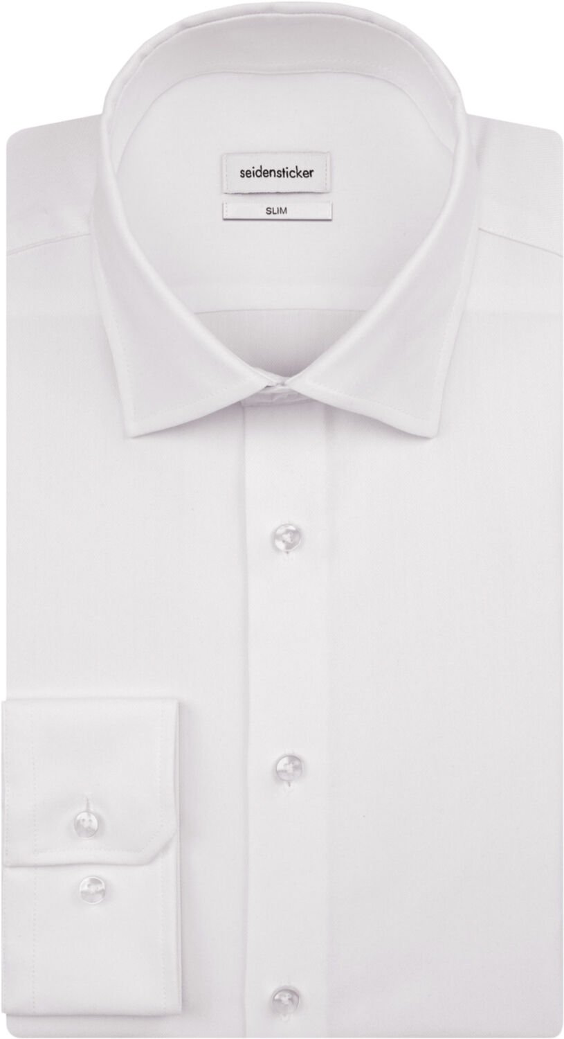 Performance shirt Slim Long sleeve Kent-Collar Uni