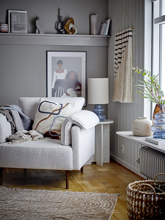 Bing Vase, Blå, Glas