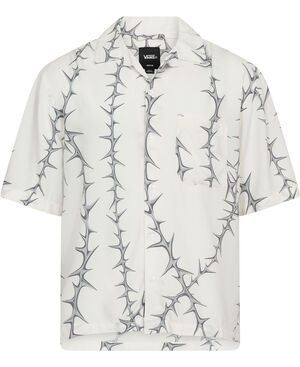 Van Doren Printed Camp SS Shirt Whi