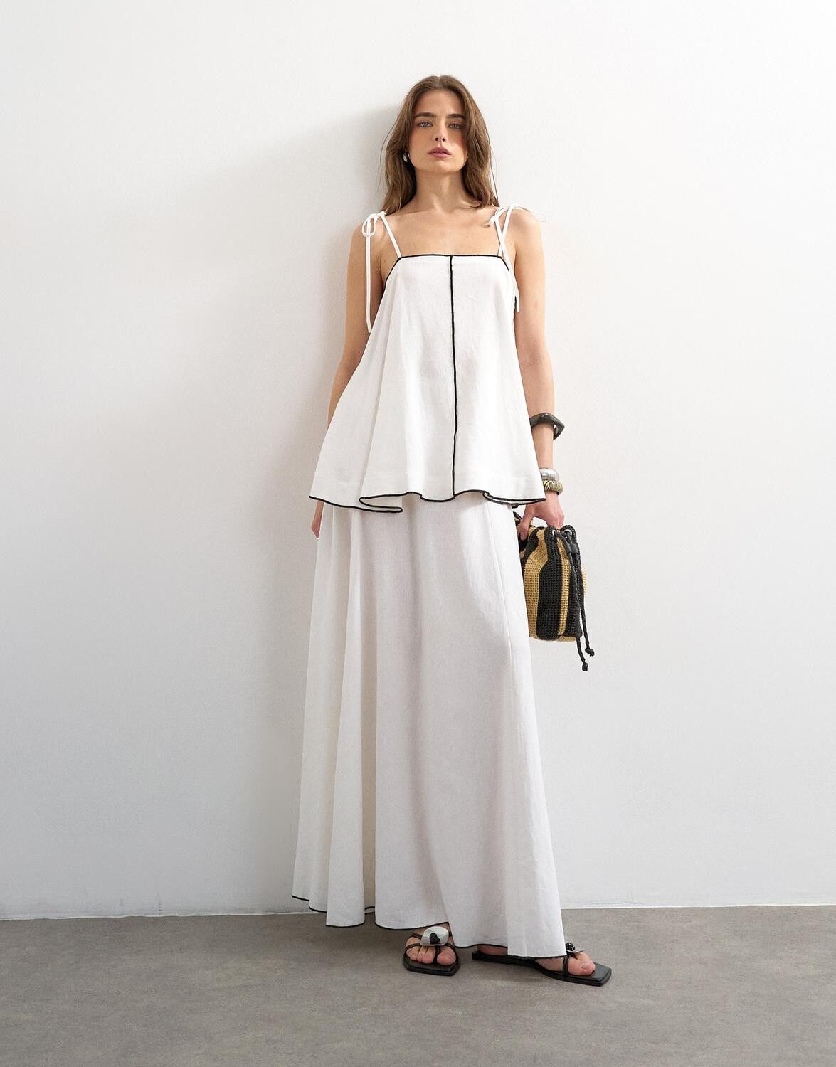 TSCARO MAXI SKIRT WVN