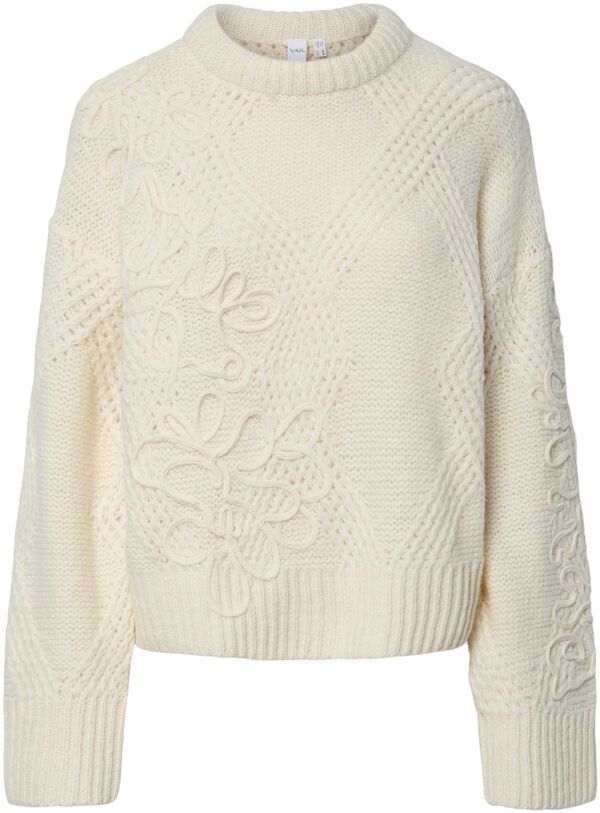 Yasfloro Ls Knit Pullover S.