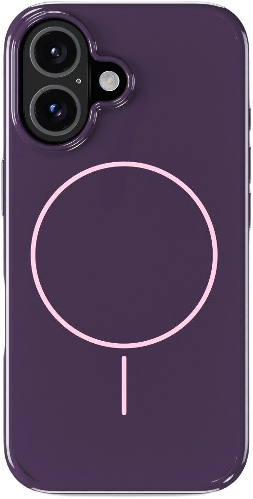 Mono Case Magsafe iPhone 16 Deep Plum/Pink