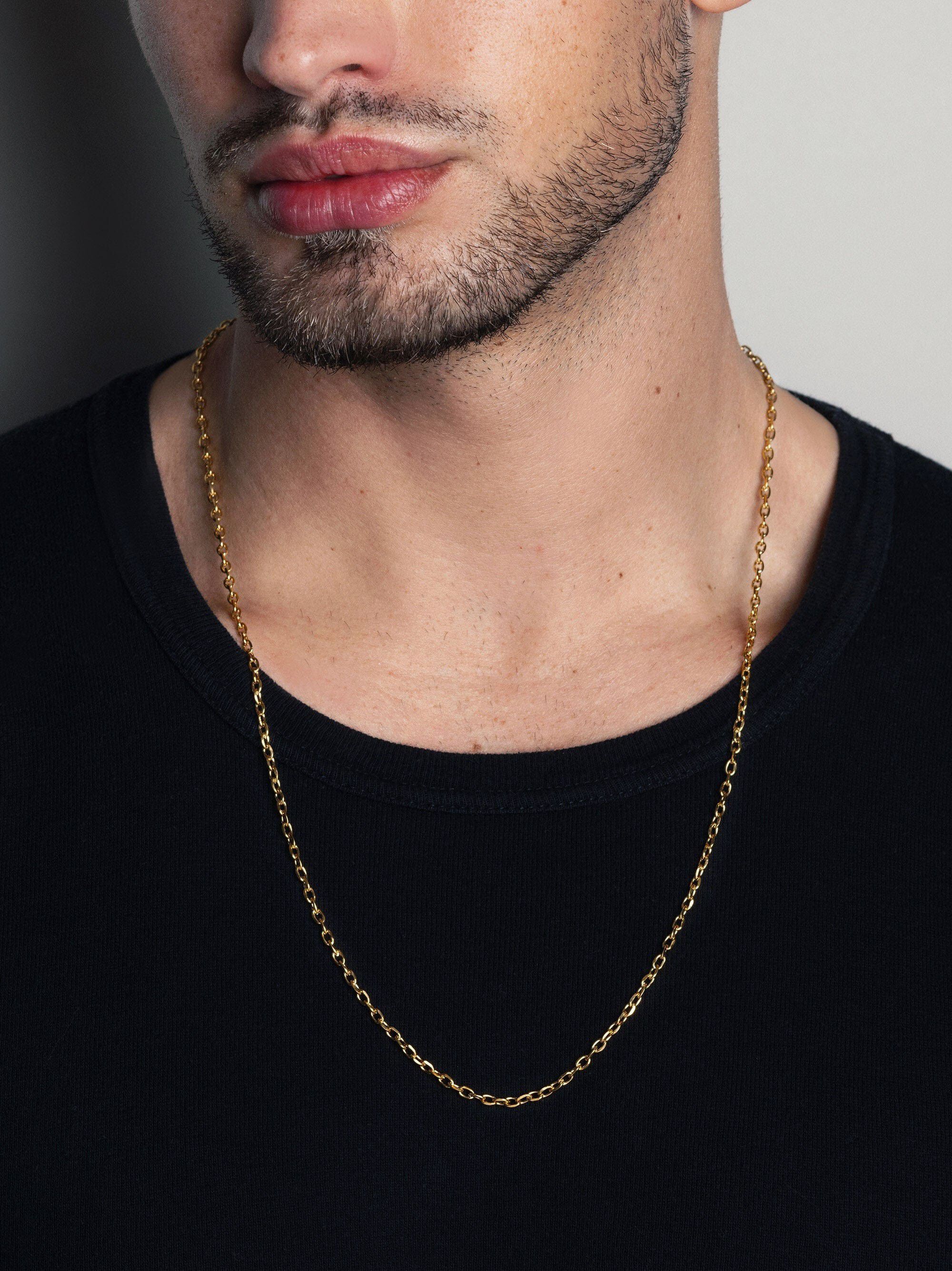 Men's Gold Cable Chain