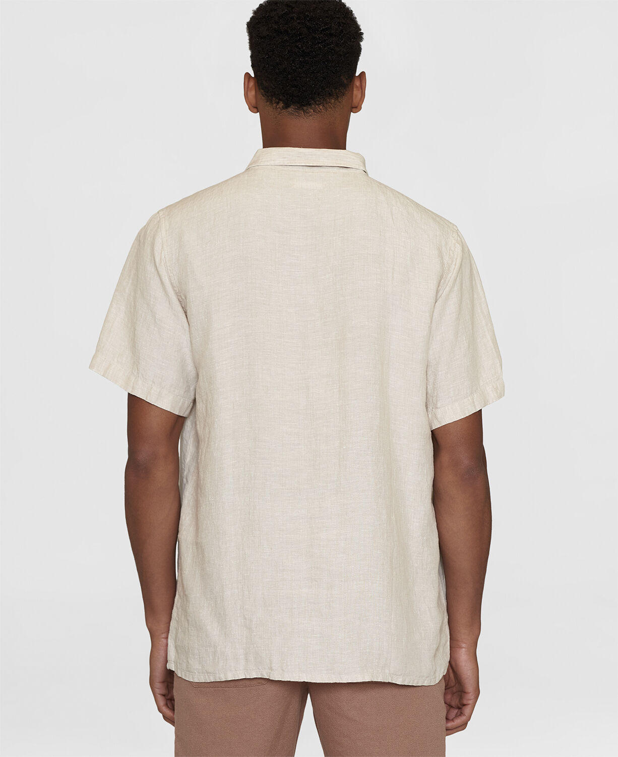 Box short sleeve linen shirt GOTS/Vegan