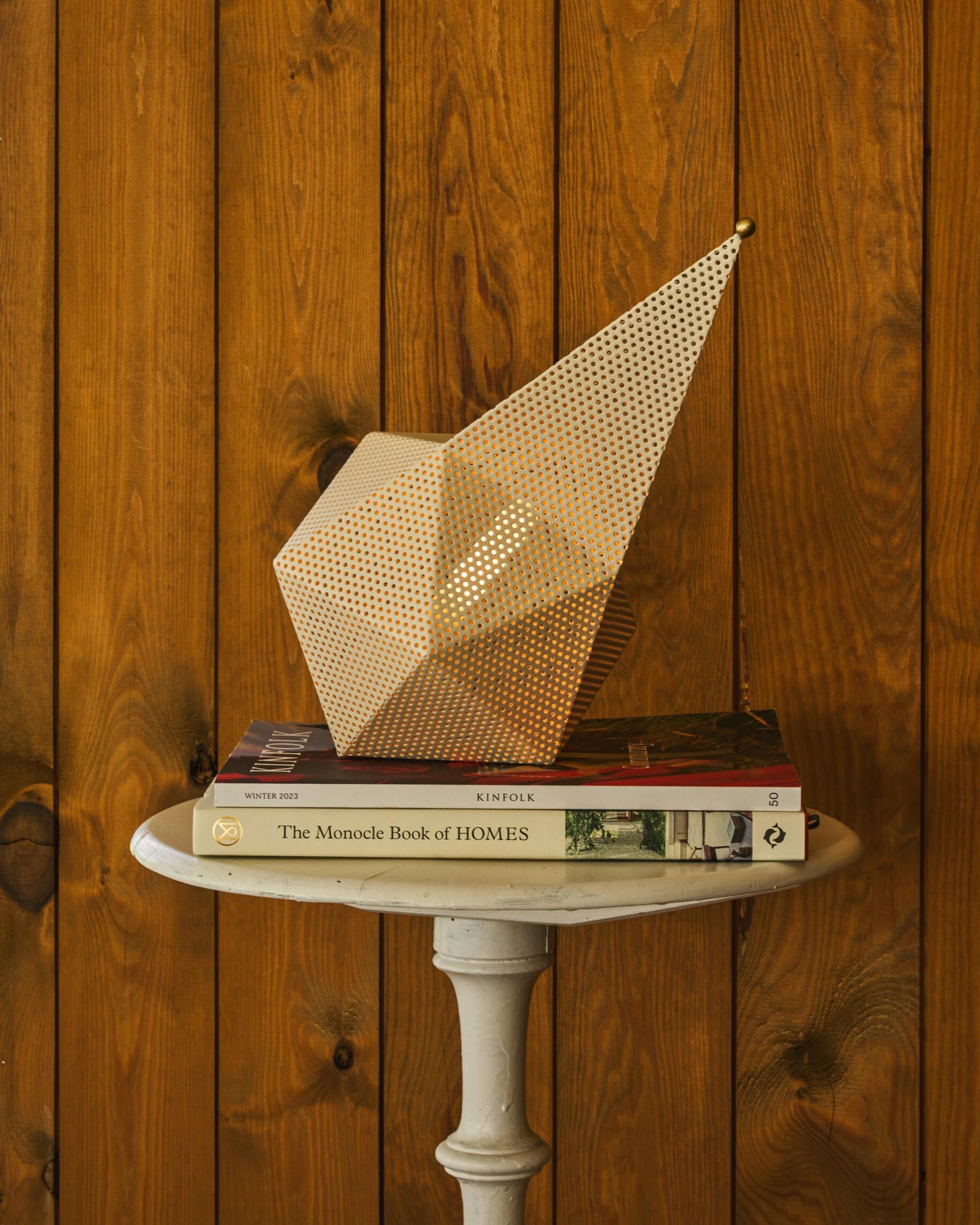 Bagdad Portable Lamp, EU Shade: Cream White Semi Matt