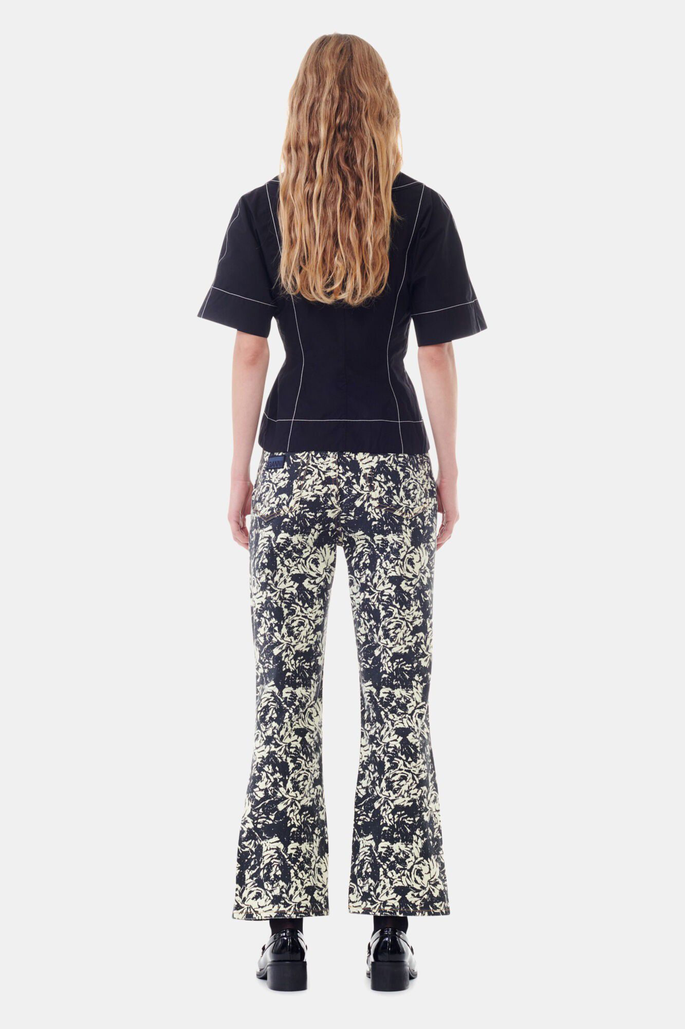 Cotton Poplin Wrap Blouse