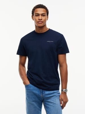 Linear Logo Slim Crew Neck T-Shirt