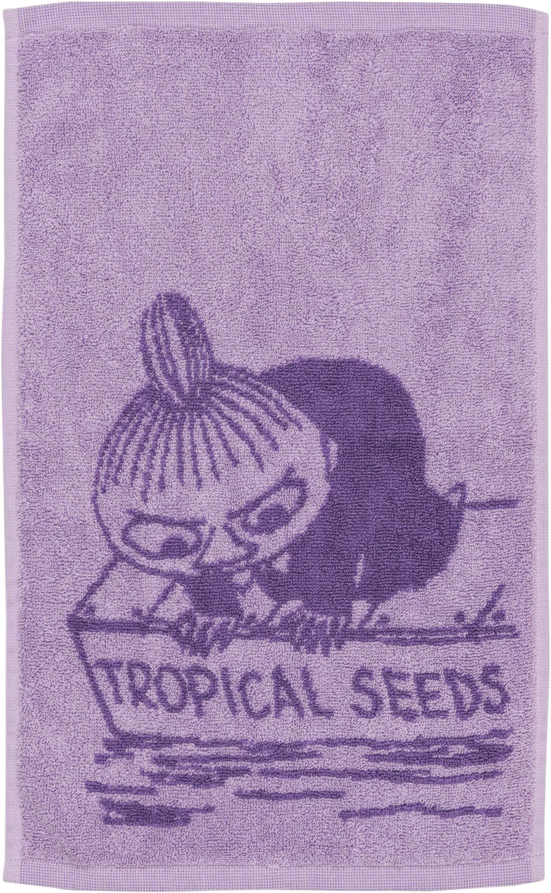 Moomin h. tw 30x50 Little My purple GOTS