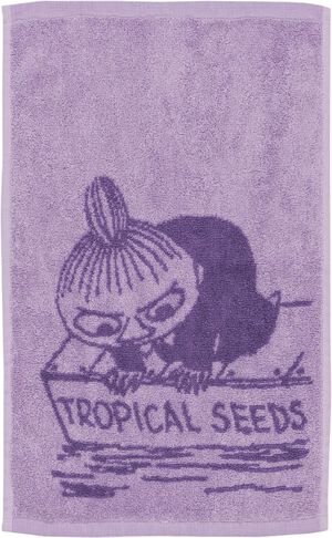 Moomin h. tw 30x50 Little My purple GOTS