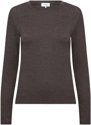 LR-JOSEPHINE 1 T-shirt M&oslash;rk brun