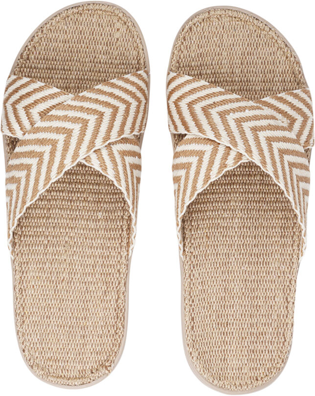 FORMENTERA - JUTE SOLE & NATURAL BAST STRAPS