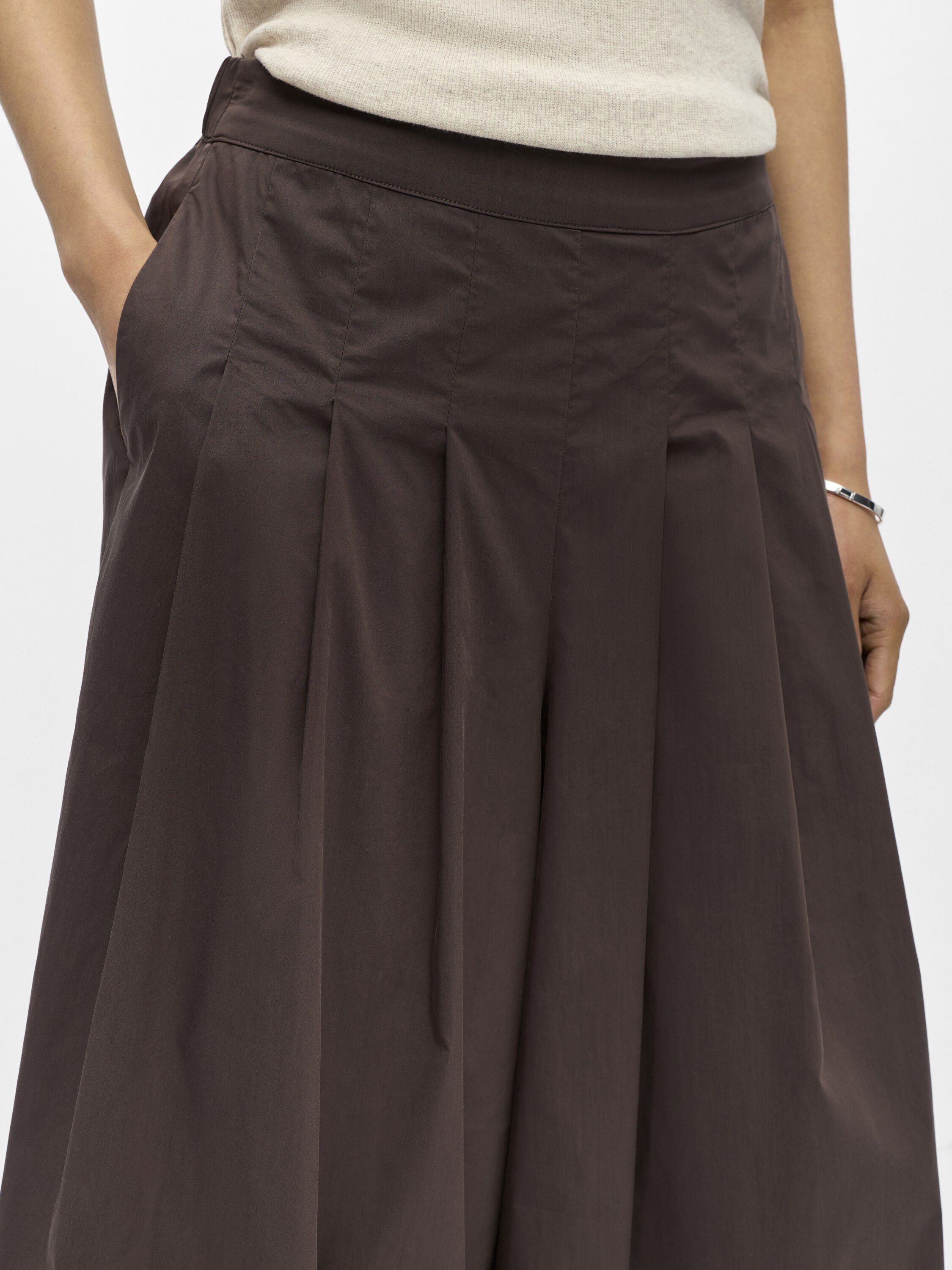 Objpaige Hw Plisse Culotte Pant 145