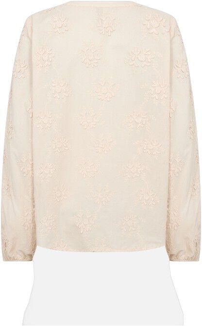 SC-BARBRA 1 Bluse Creme