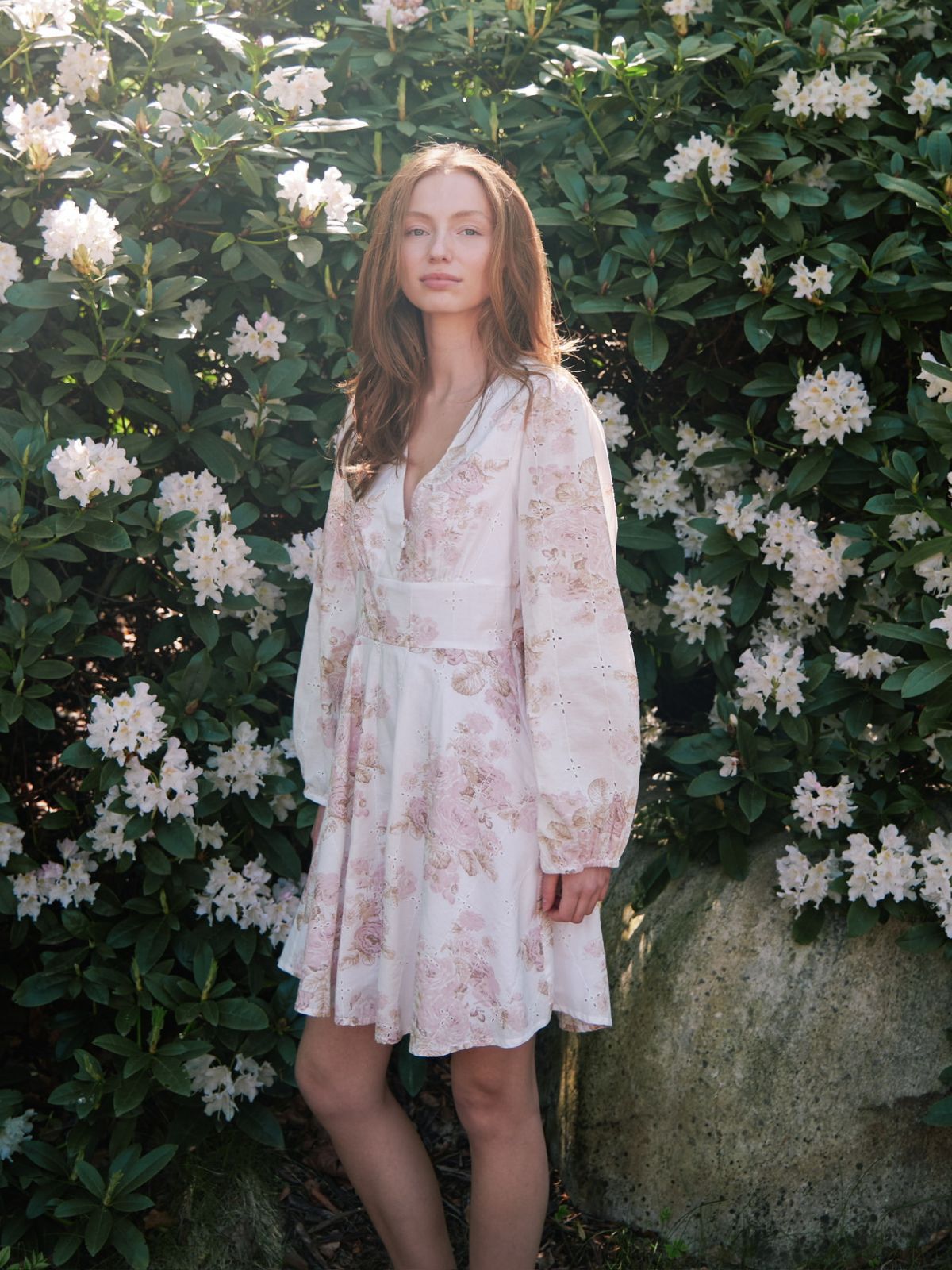 Milly Emb Rose Dress