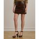 Lambskin Pencil Miniskirt