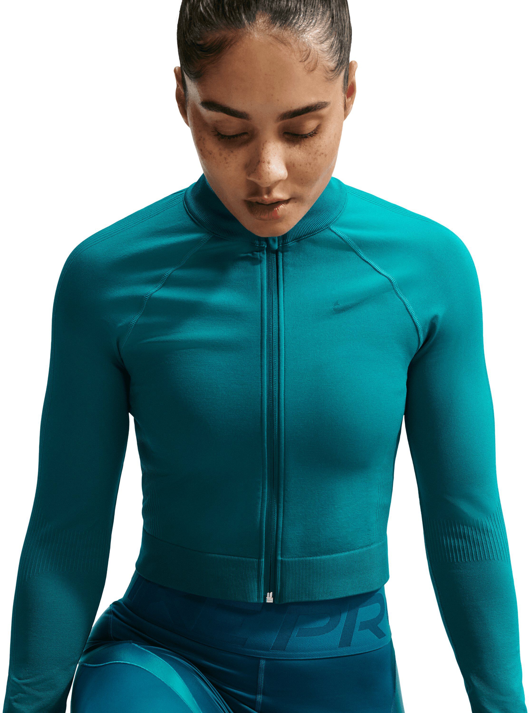 Pro Seamless Full Zip Tr&aelig;nings Tr&oslash;je