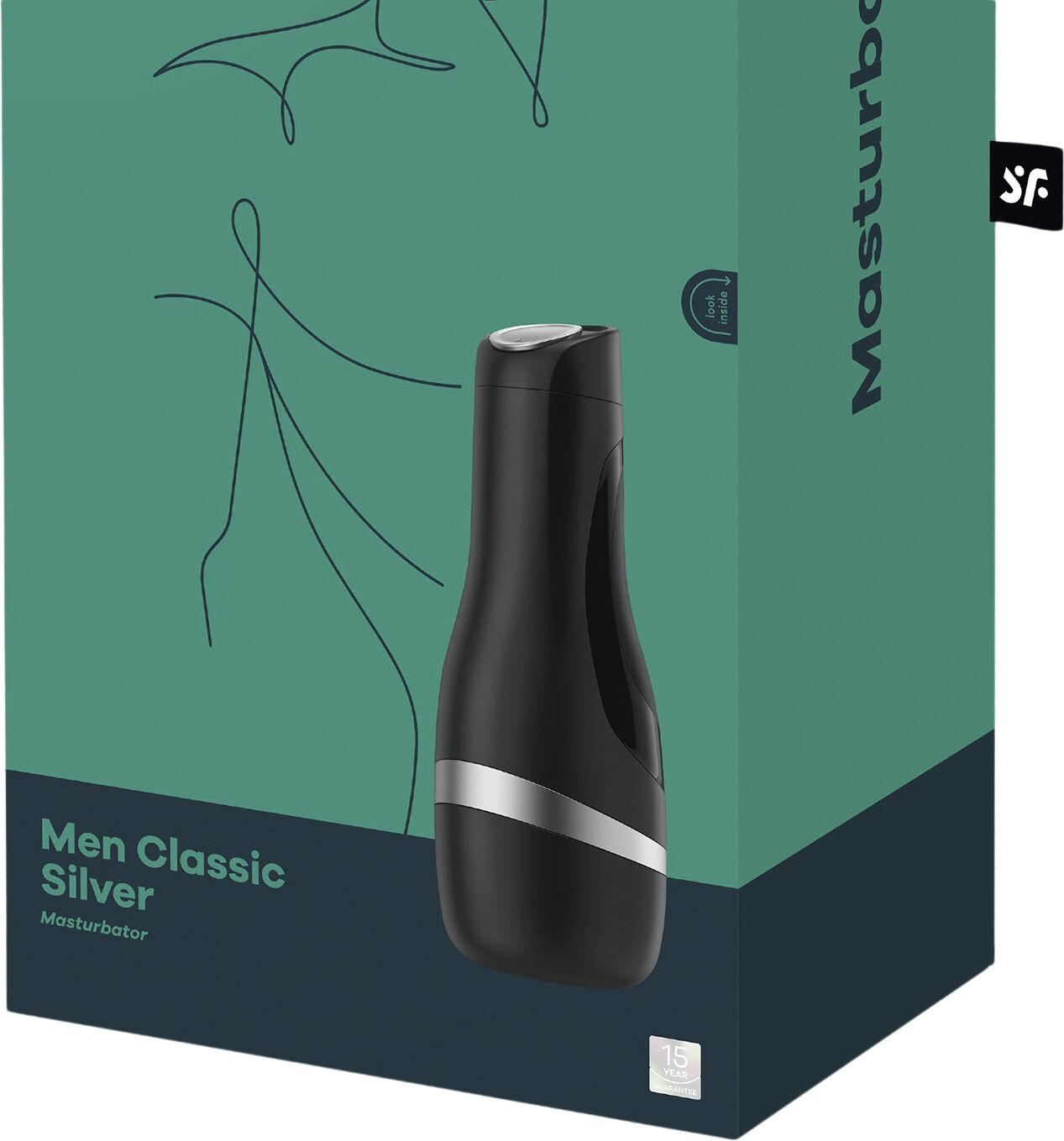 Men Classic Silver Penis Vibrator